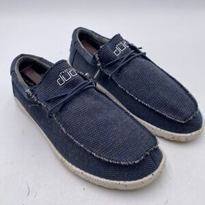 Hey Dude Men's Denim Blue Slip-On Loafers